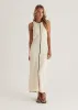 Cedar Maxi Dress - Beige sold by Gingham & Heels