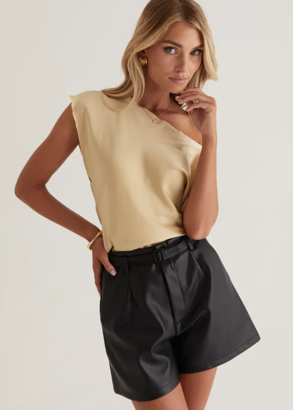 Geranium Top - Lemon sold by Gingham & Heels