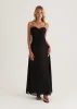 Kimmy Maxi Dress - Black sold by Gingham & Heels