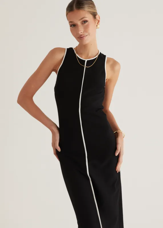 Cedar Maxi Dress - Black sold by Gingham & Heels
