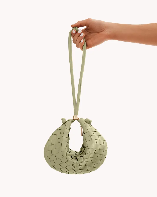 Kacey Handle Bag - Sage sold by Gingham & Heels