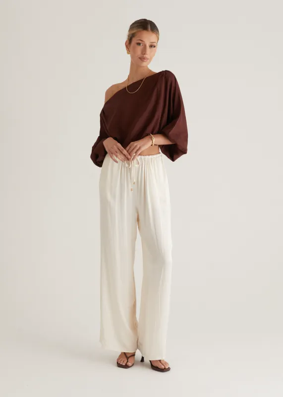 Charlie Pants - Cream sold by Gingham & Heels
