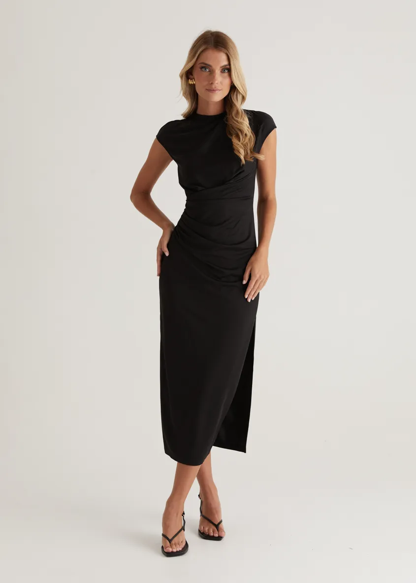 Mavis Midi Dress - Black sold by Gingham & Heels product image thumbnail 5