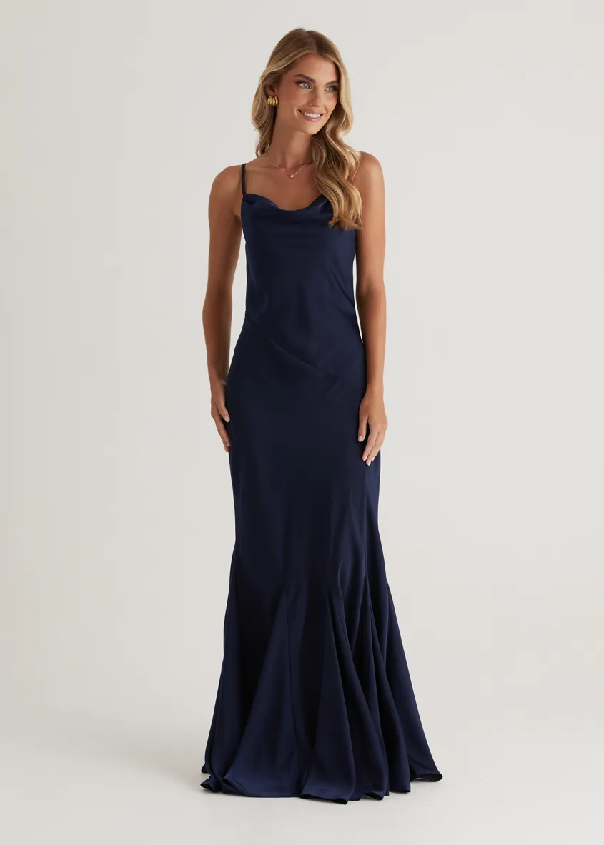 Zita Maxi Dress - Navy sold by Gingham & Heels product image thumbnail 3
