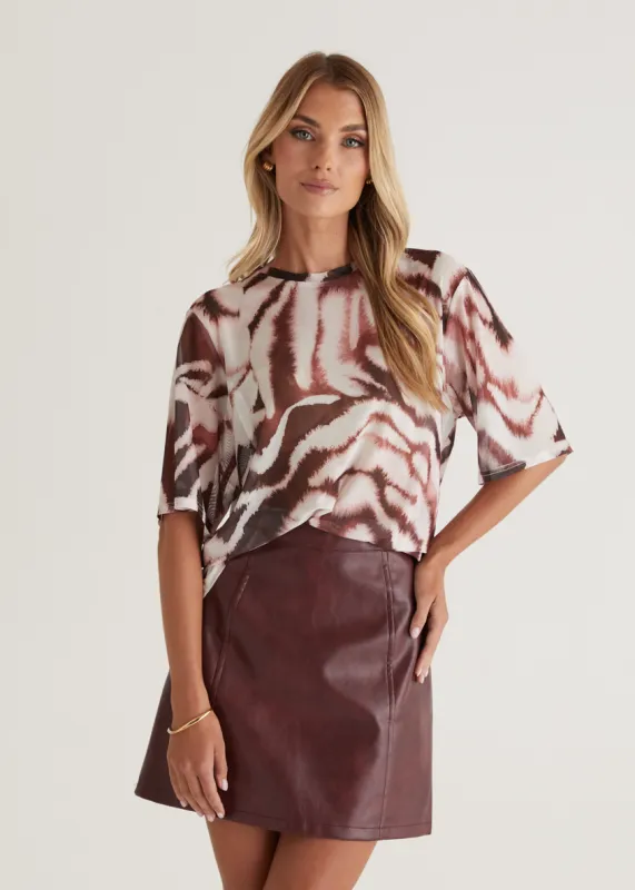 Isabella Tee - Navarra sold by Gingham & Heels
