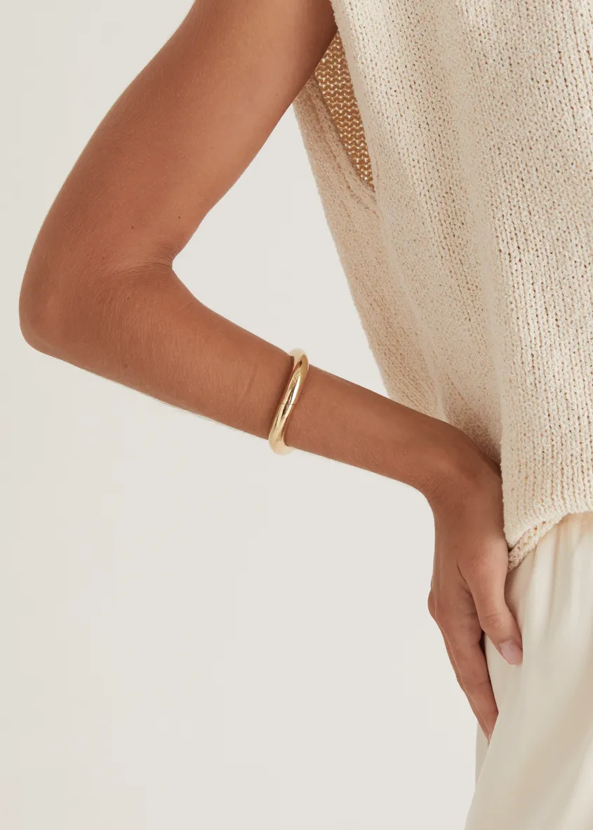 Harmony Bangle - Gold sold by Gingham & Heels product image thumbnail 3