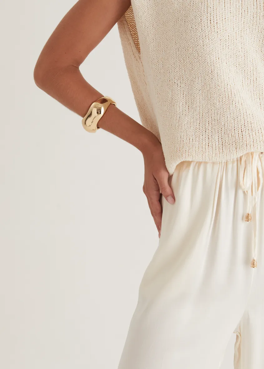 Serena Bangle - Gold sold by Gingham & Heels product image thumbnail 4