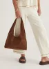 Leila Suede Tote - Tan sold by Gingham & Heels