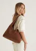 Leila Suede Tote - Tan sold by Gingham & Heels
