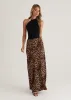 Cleo Maxi Skirt - Leopard sold by Gingham & Heels