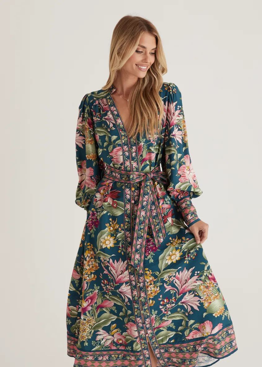 Royale Maxi Dress - Emerald Native sold by Gingham & Heels product image thumbnail 5