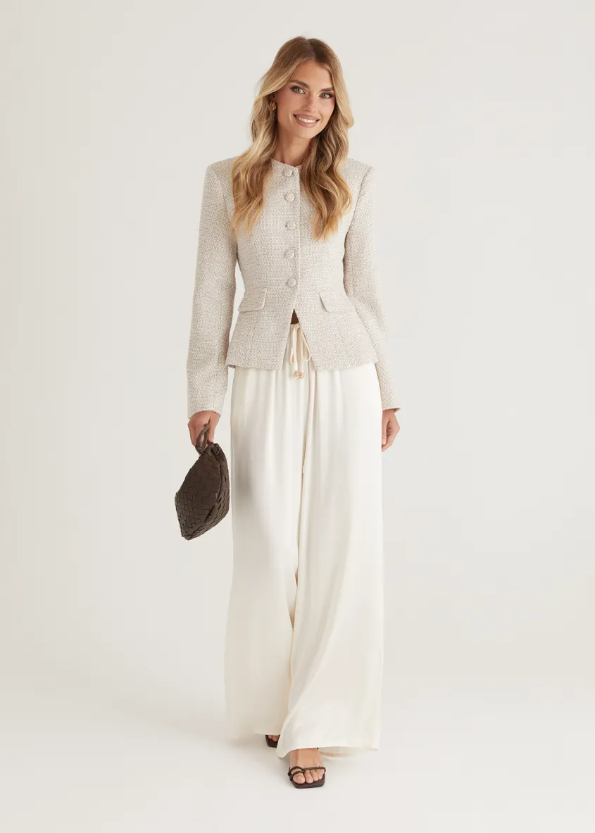 Avery Jacket - Oat sold by Gingham & Heels product image thumbnail 3