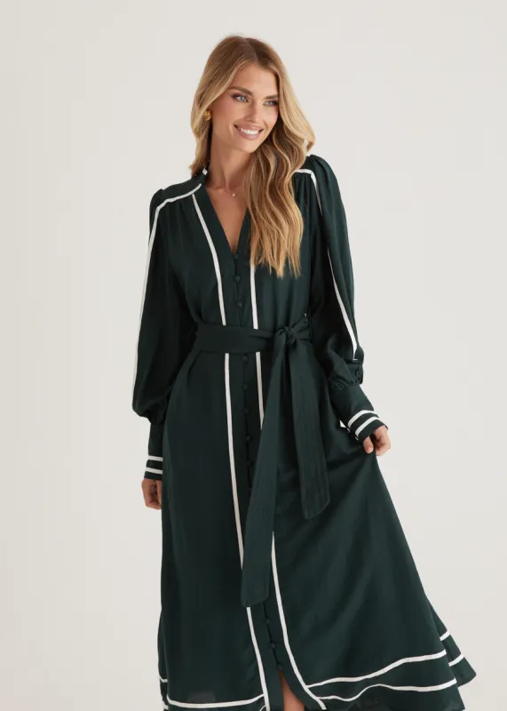 Melody Maxi Dress - Emerald sold by Gingham & Heels