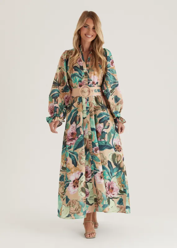 Sammi Maxi Dress - Mocha sold by Gingham & Heels