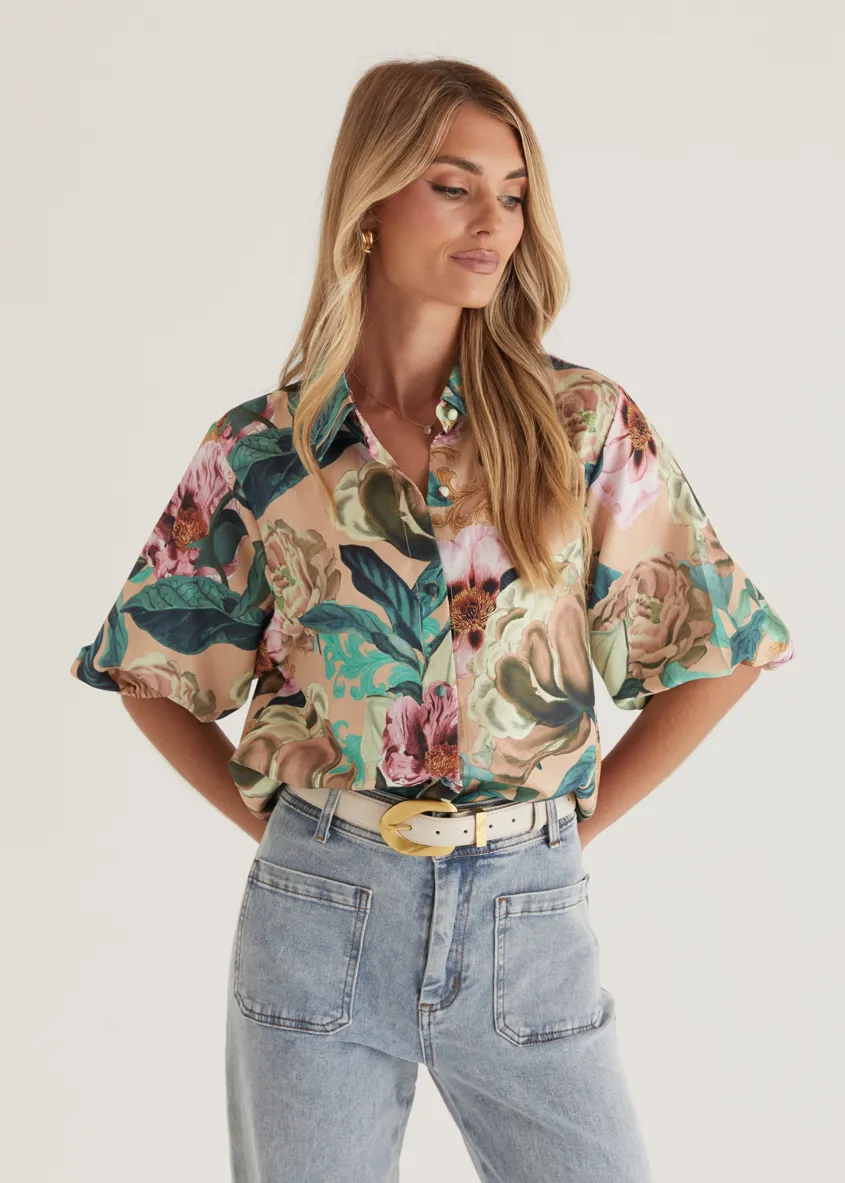 Selah Shirt - Mocha sold by Gingham & Heels product image thumbnail 3