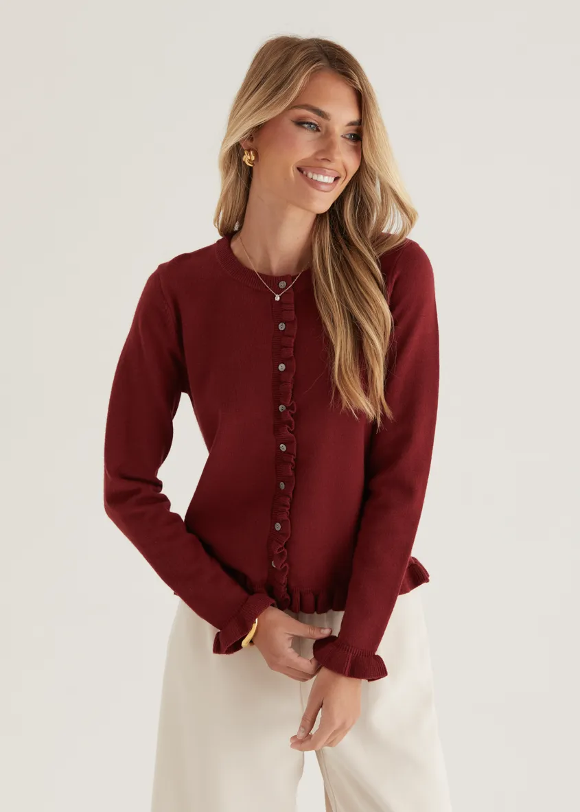 Centennial Sweater - Wine sold by Gingham & Heels product image thumbnail 5