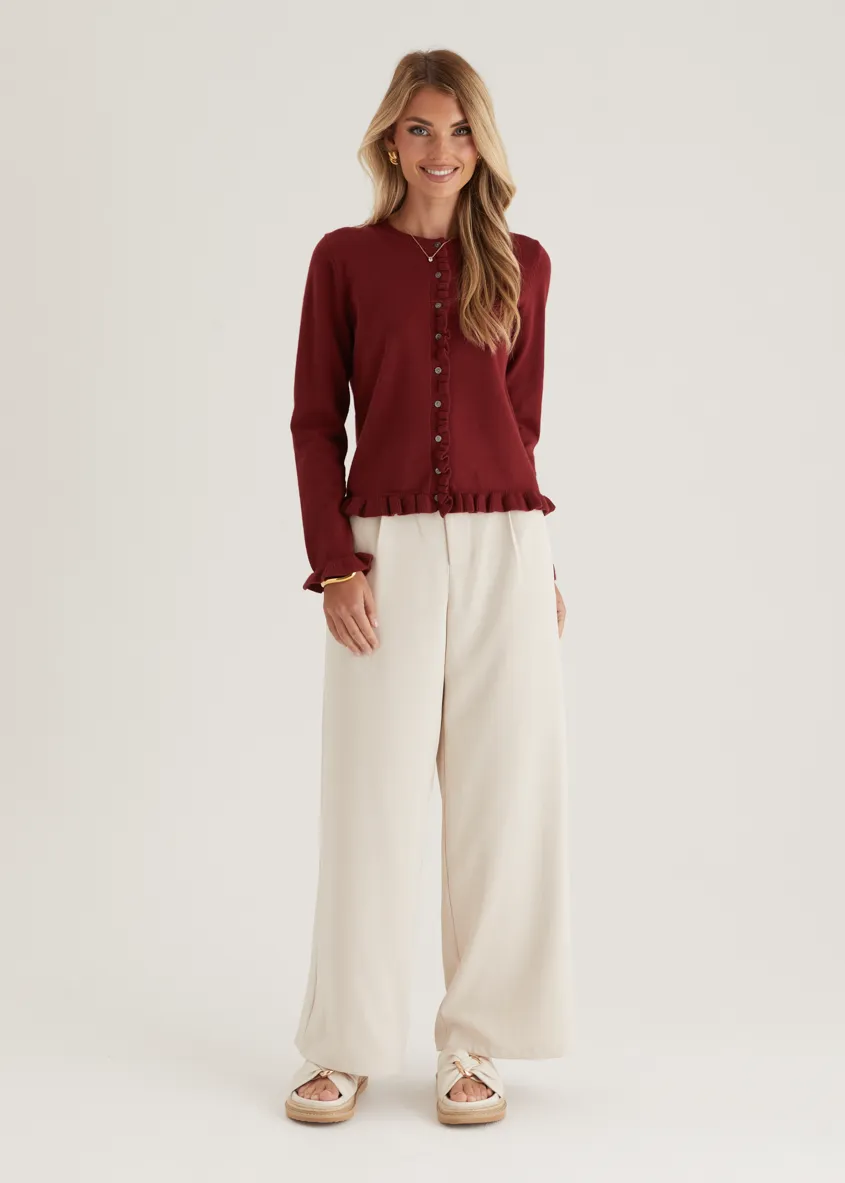 Centennial Sweater - Wine sold by Gingham & Heels product image thumbnail 4