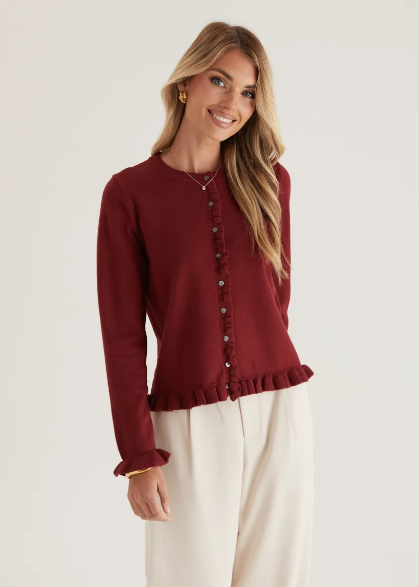 Centennial Sweater - Wine sold by Gingham & Heels product image thumbnail 3