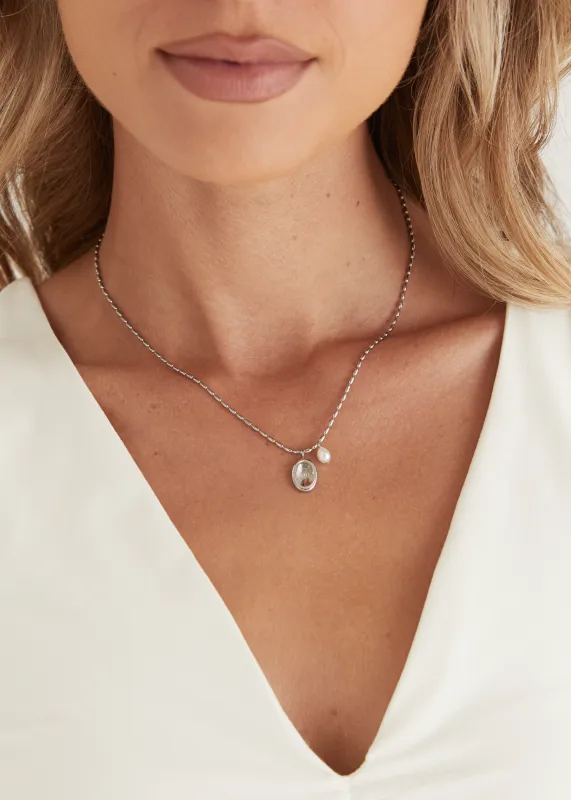 Sophia Necklace - Silver sold by Gingham & Heels