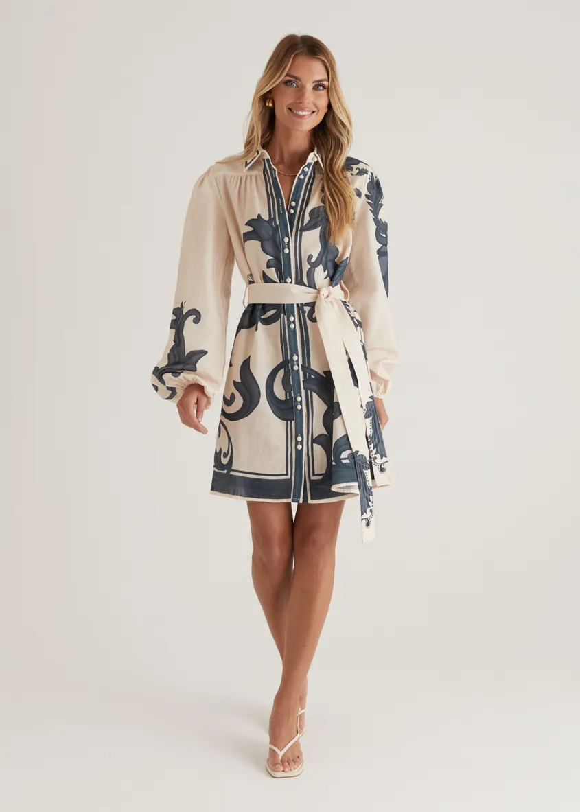 Nicoletta Dress - Cream Zayna sold by Gingham & Heels product image thumbnail 3