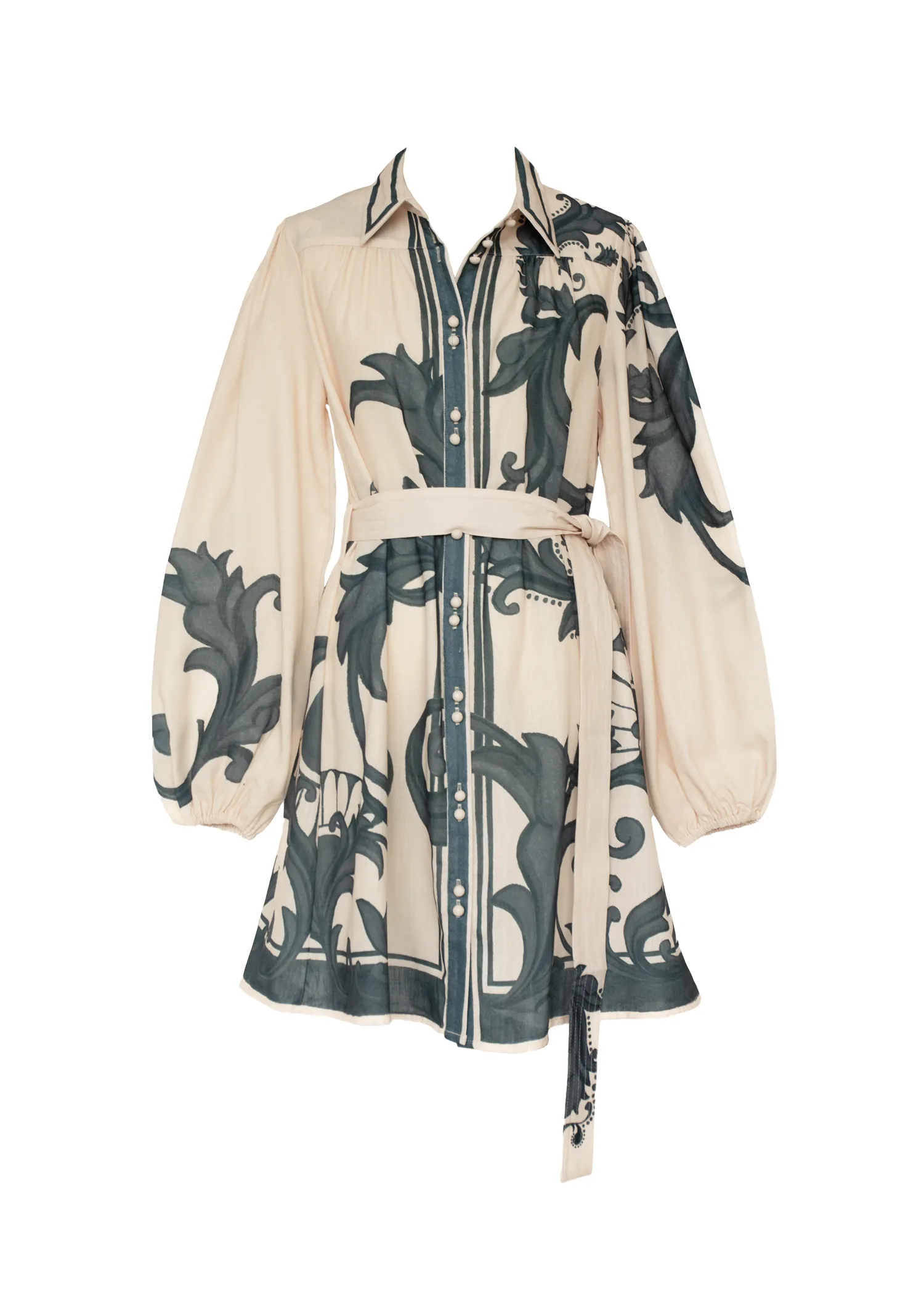 Nicoletta Dress - Cream Zayna sold by Gingham & Heels product image thumbnail 2