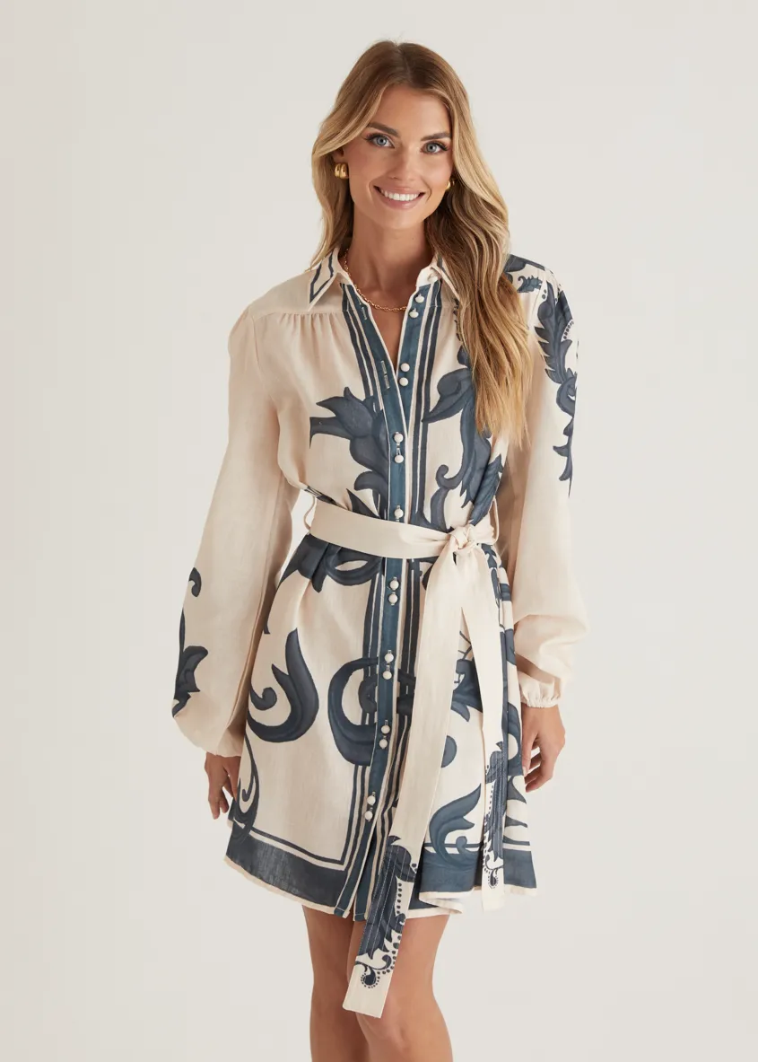 Nicoletta Dress - Cream Zayna sold by Gingham & Heels product image thumbnail 5