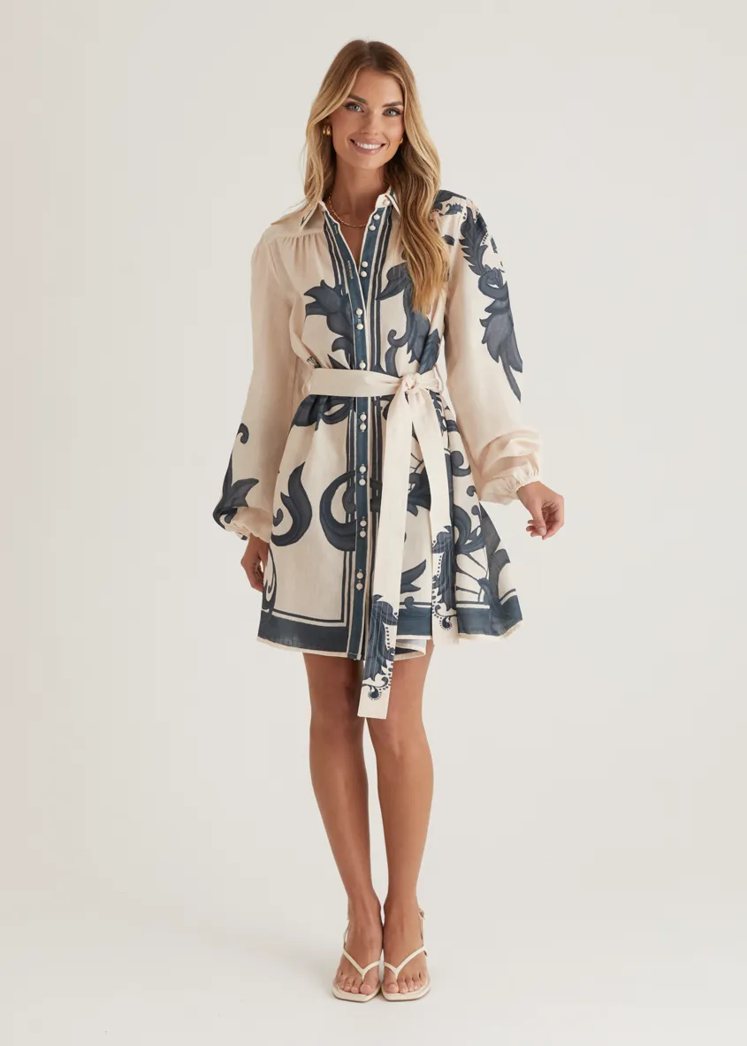 Nicoletta Dress - Cream Zayna sold by Gingham & Heels product image thumbnail 4