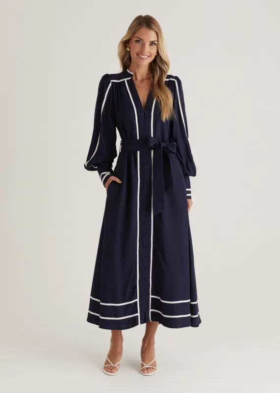 Melody Maxi Dress - Navy sold by Gingham & Heels