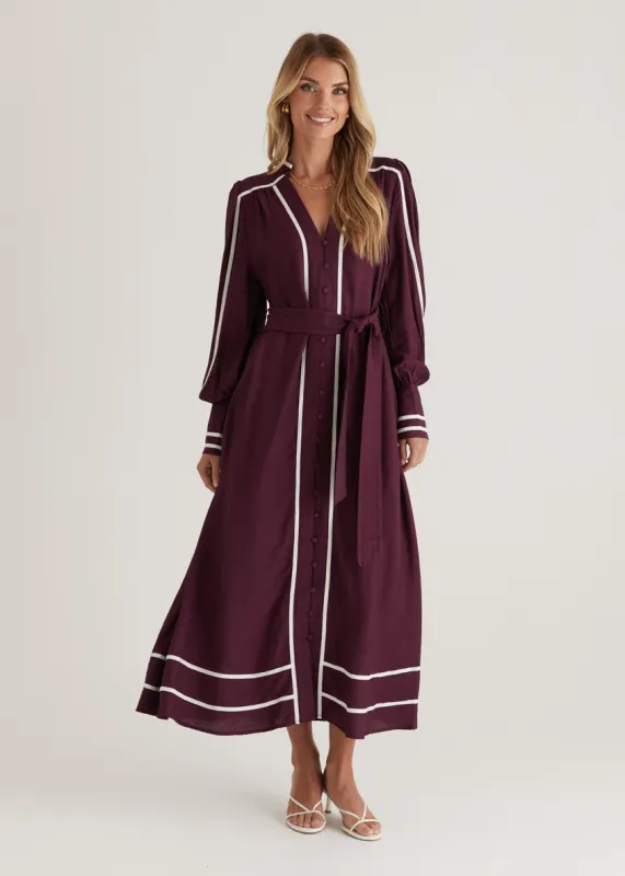 Melody Maxi Dress - Plum sold by Gingham & Heels