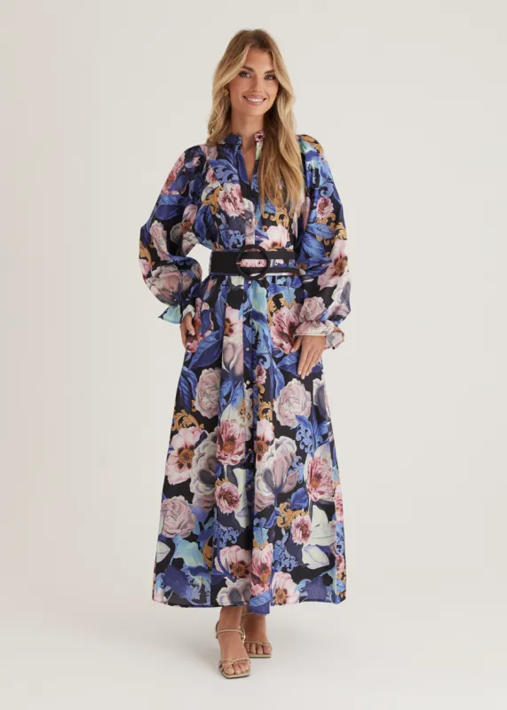 Sammi Maxi Dress - Azure sold by Gingham & Heels