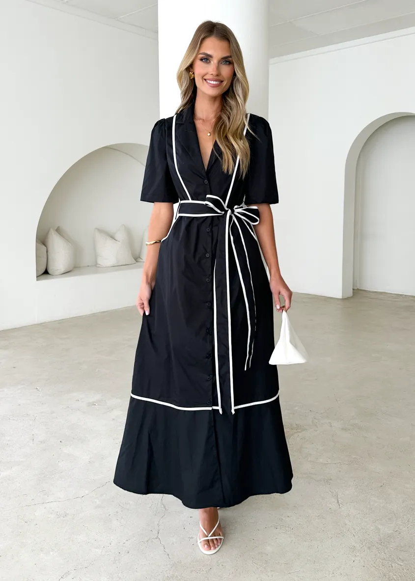 Stella Maxi Dress - Black sold by Gingham & Heels product image thumbnail 3