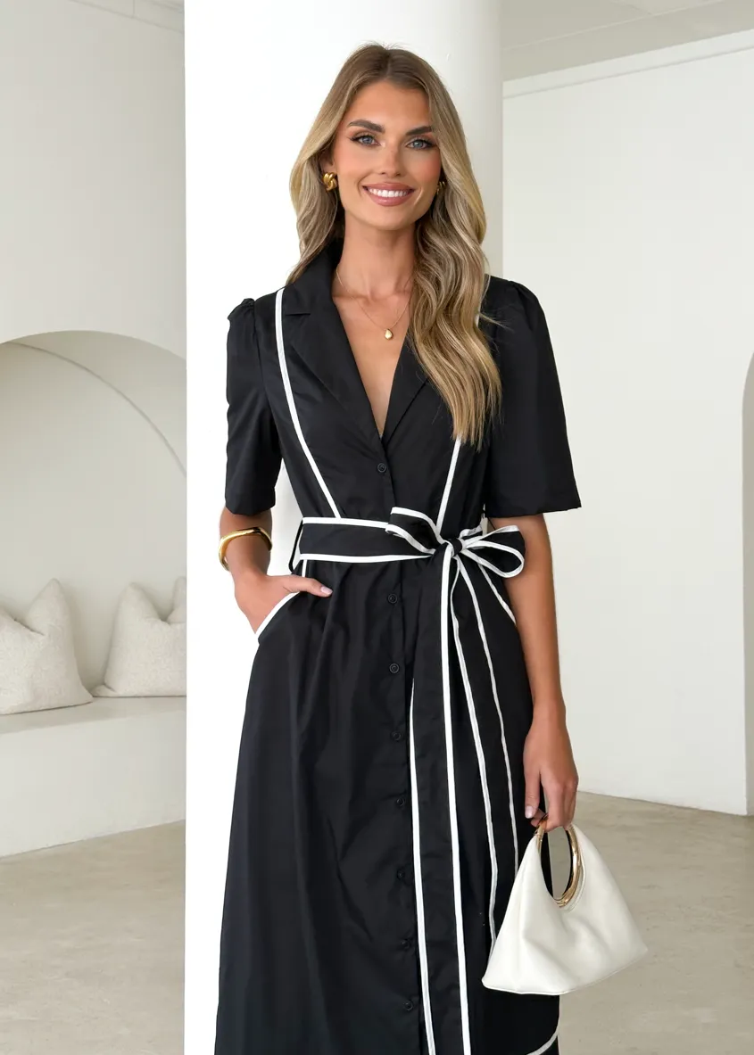 Stella Maxi Dress - Black sold by Gingham & Heels product image thumbnail 4