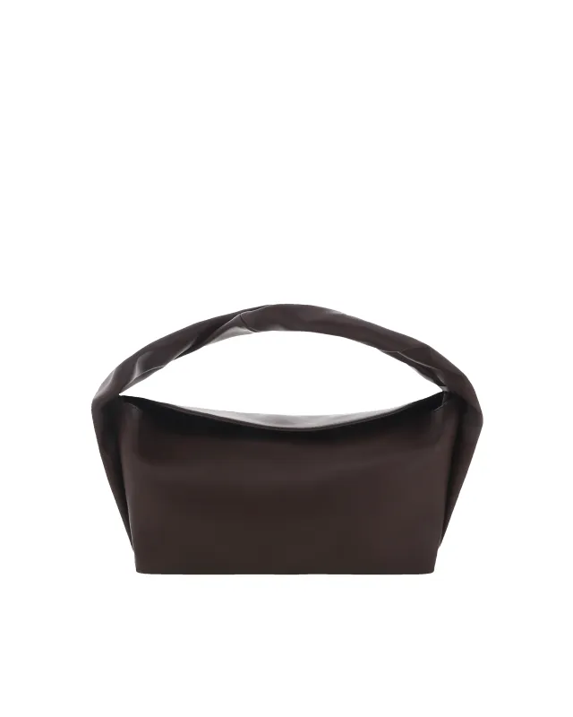 Olive Handle Bag - Chocolate sold by Gingham & Heels