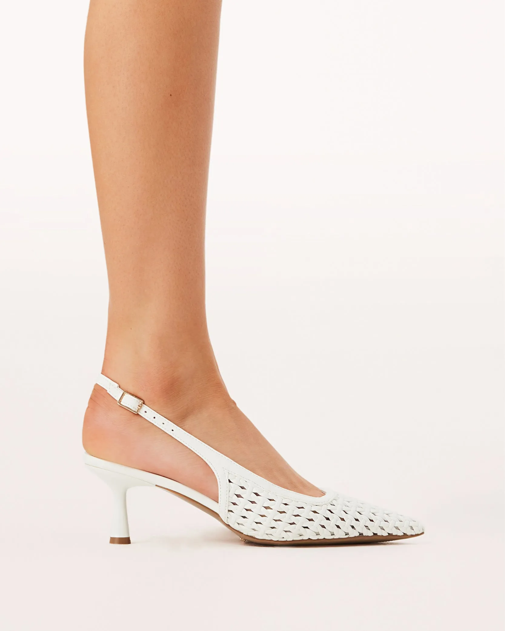 Koa Heels - White sold by Gingham & Heels product image thumbnail 3