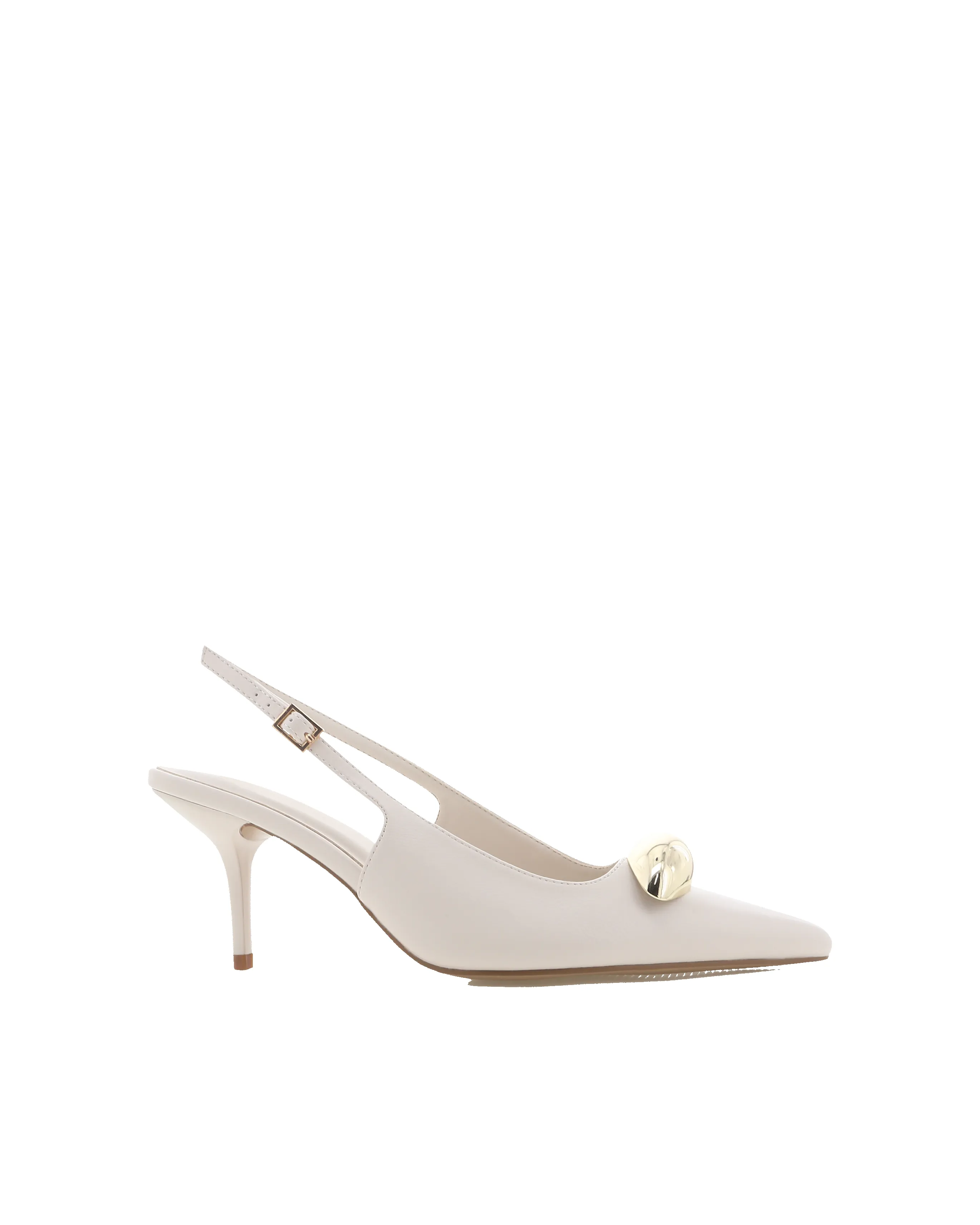 Lettie Heels - Ivory sold by Gingham & Heels product image thumbnail 4