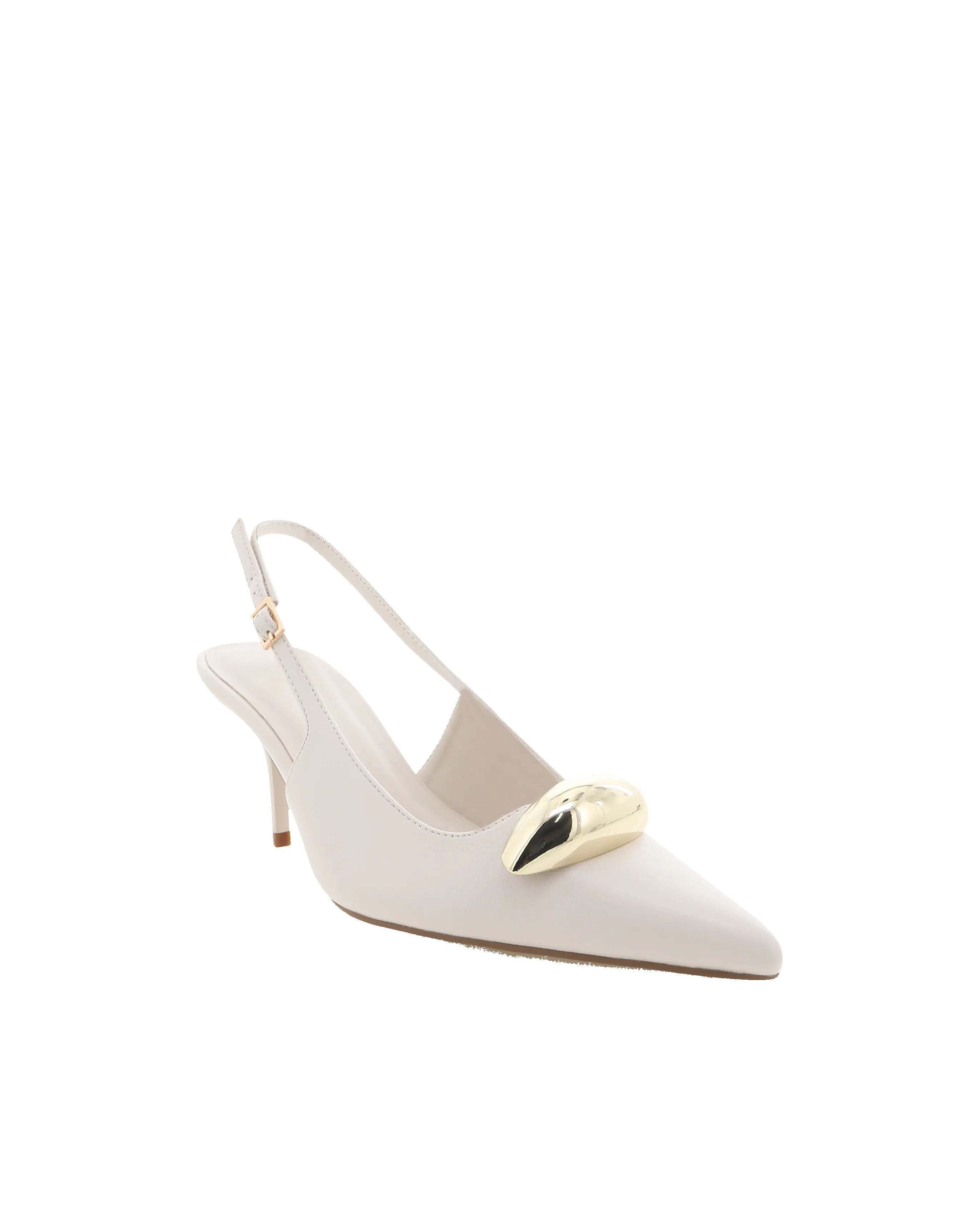 Lettie Heels - Ivory sold by Gingham & Heels product image thumbnail 2