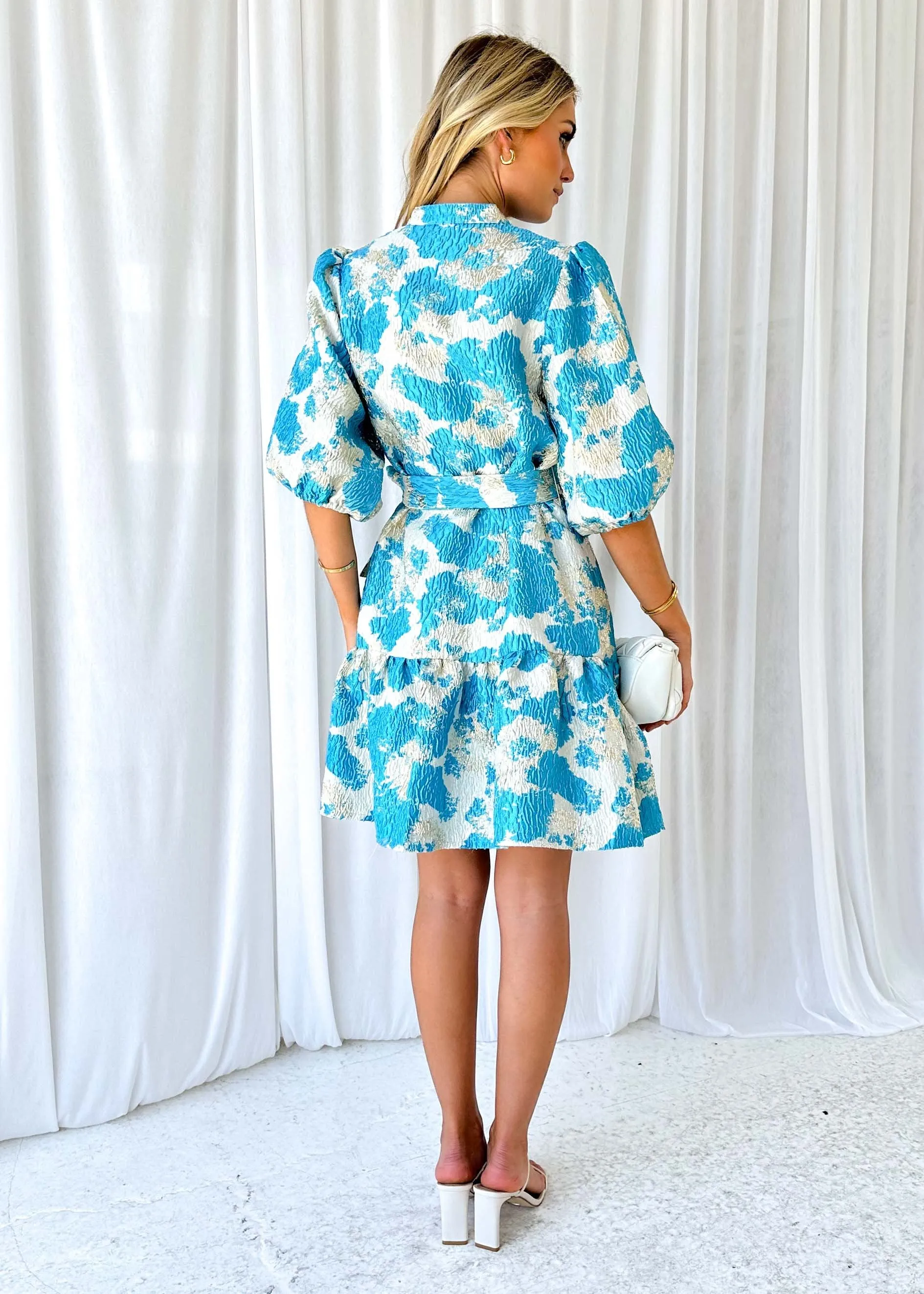 Ossette Dress - Ocean sold by Gingham & Heels product image thumbnail 5