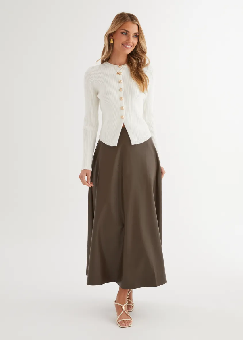 Sparrow Knit Top - Off White sold by Gingham & Heels product image thumbnail 5