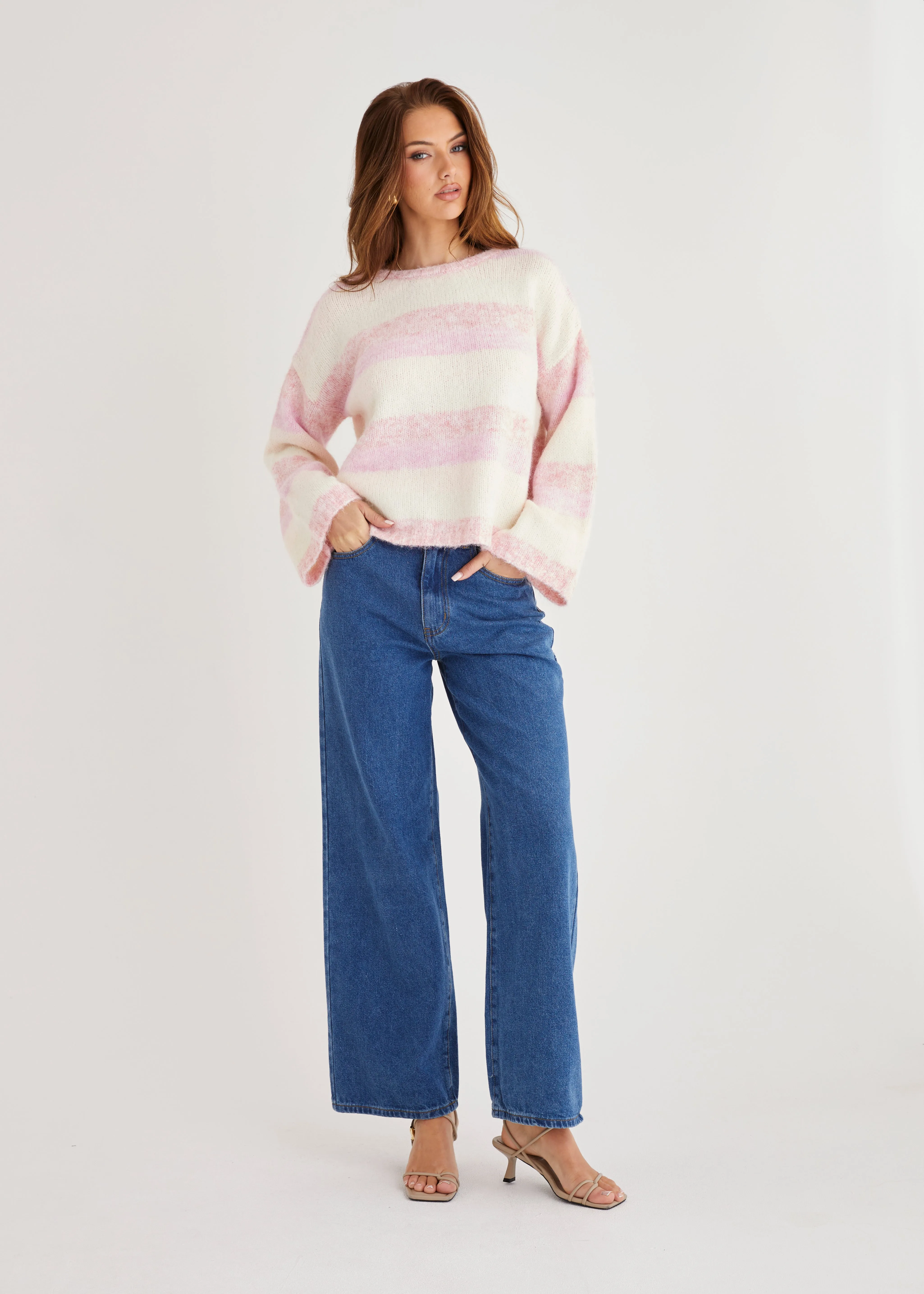 Sundae Sweater - Pink Stripe sold by Gingham & Heels product image thumbnail 5