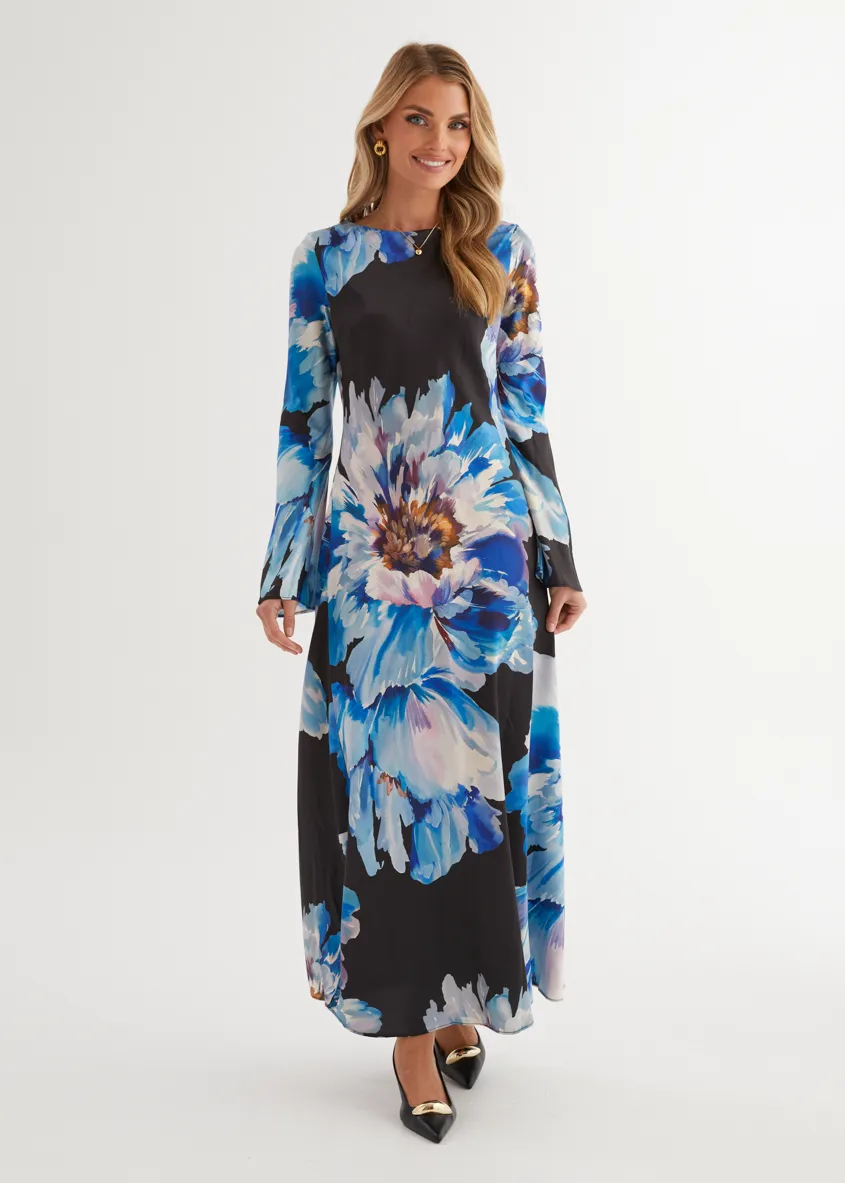 Romance Maxi Dress - Midnight Bloom sold by Gingham & Heels product image thumbnail 2