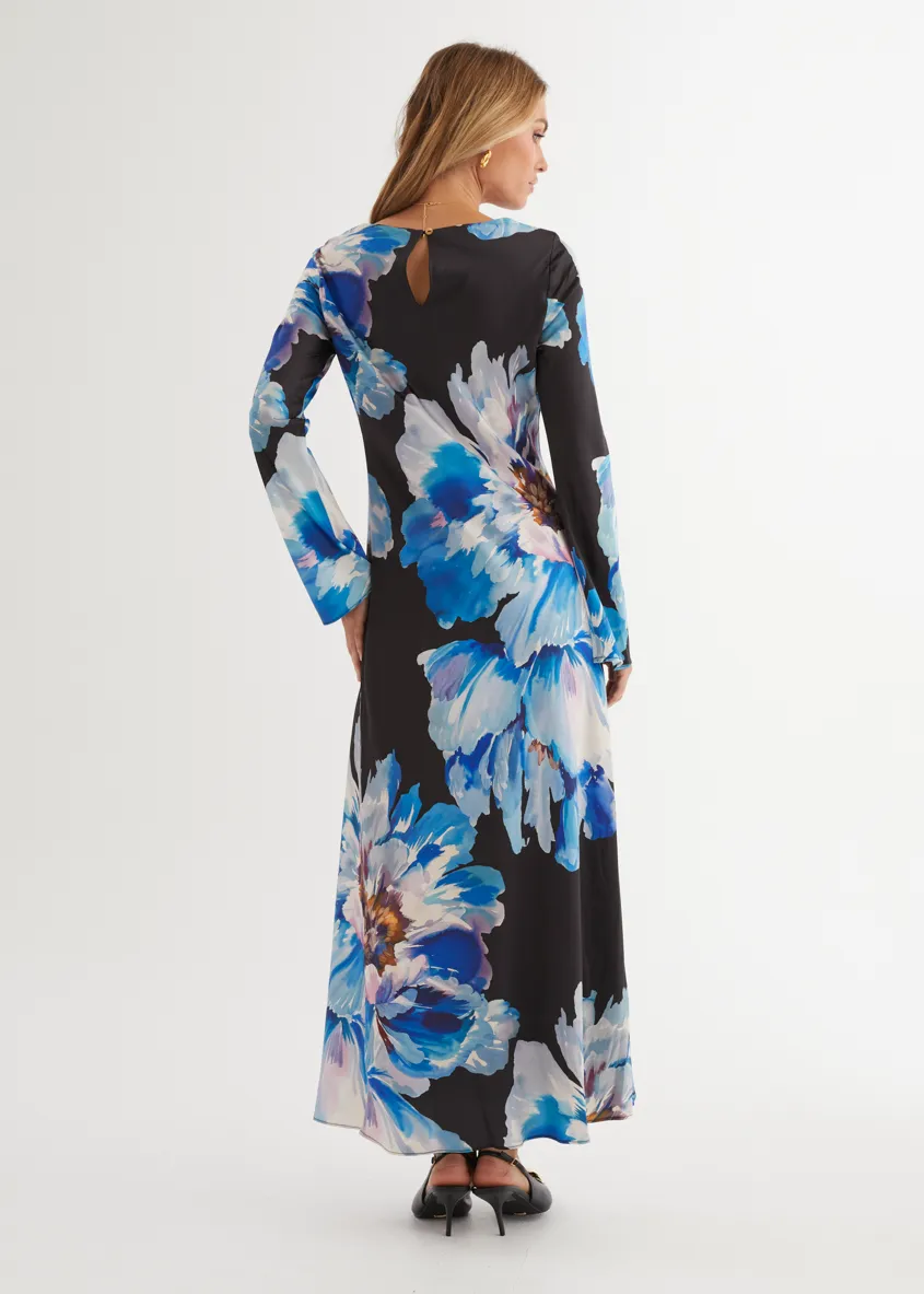 Romance Maxi Dress - Midnight Bloom sold by Gingham & Heels product image thumbnail 5