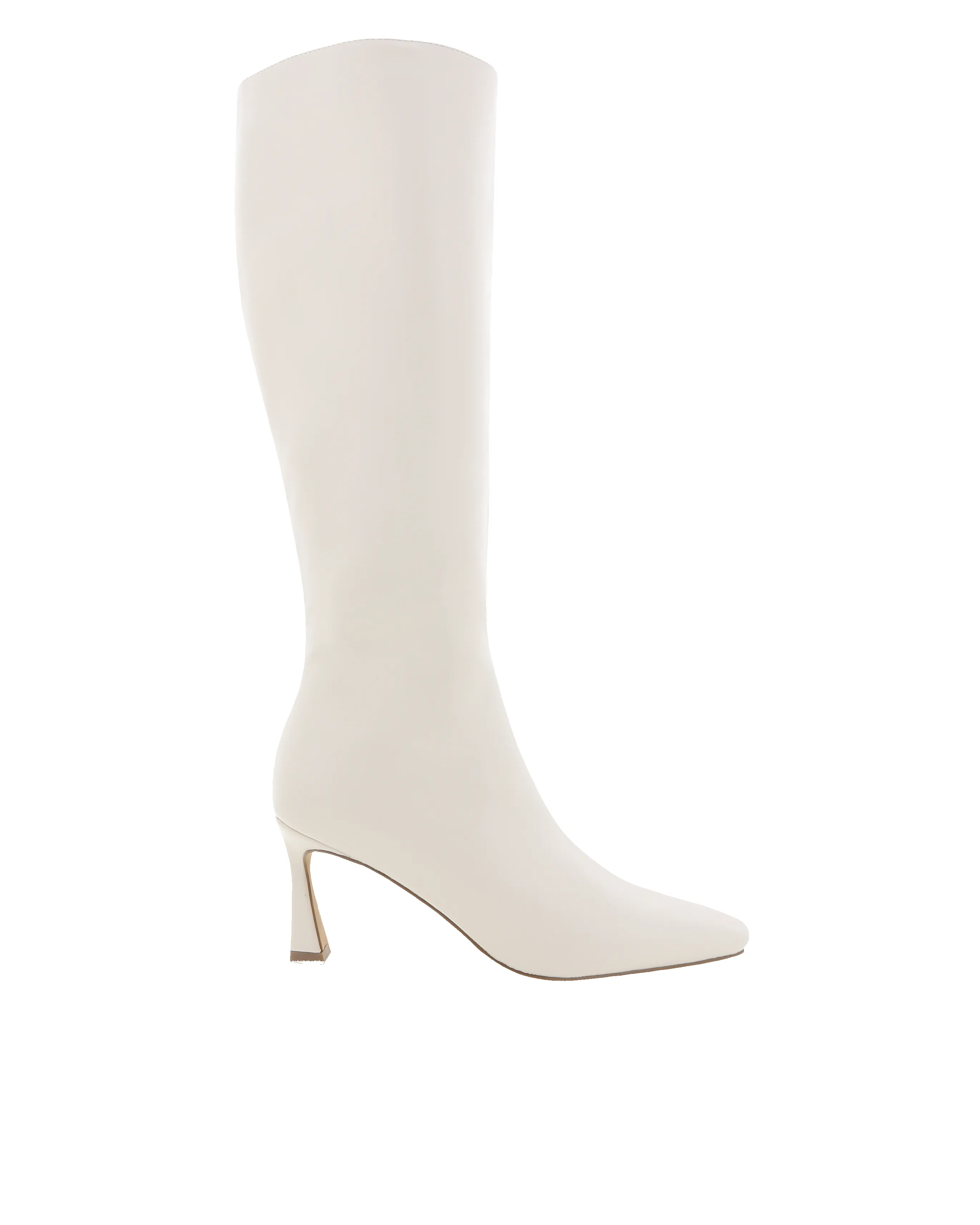 Shyla Knee High Boots - Ivory sold by Gingham & Heels product image thumbnail 4