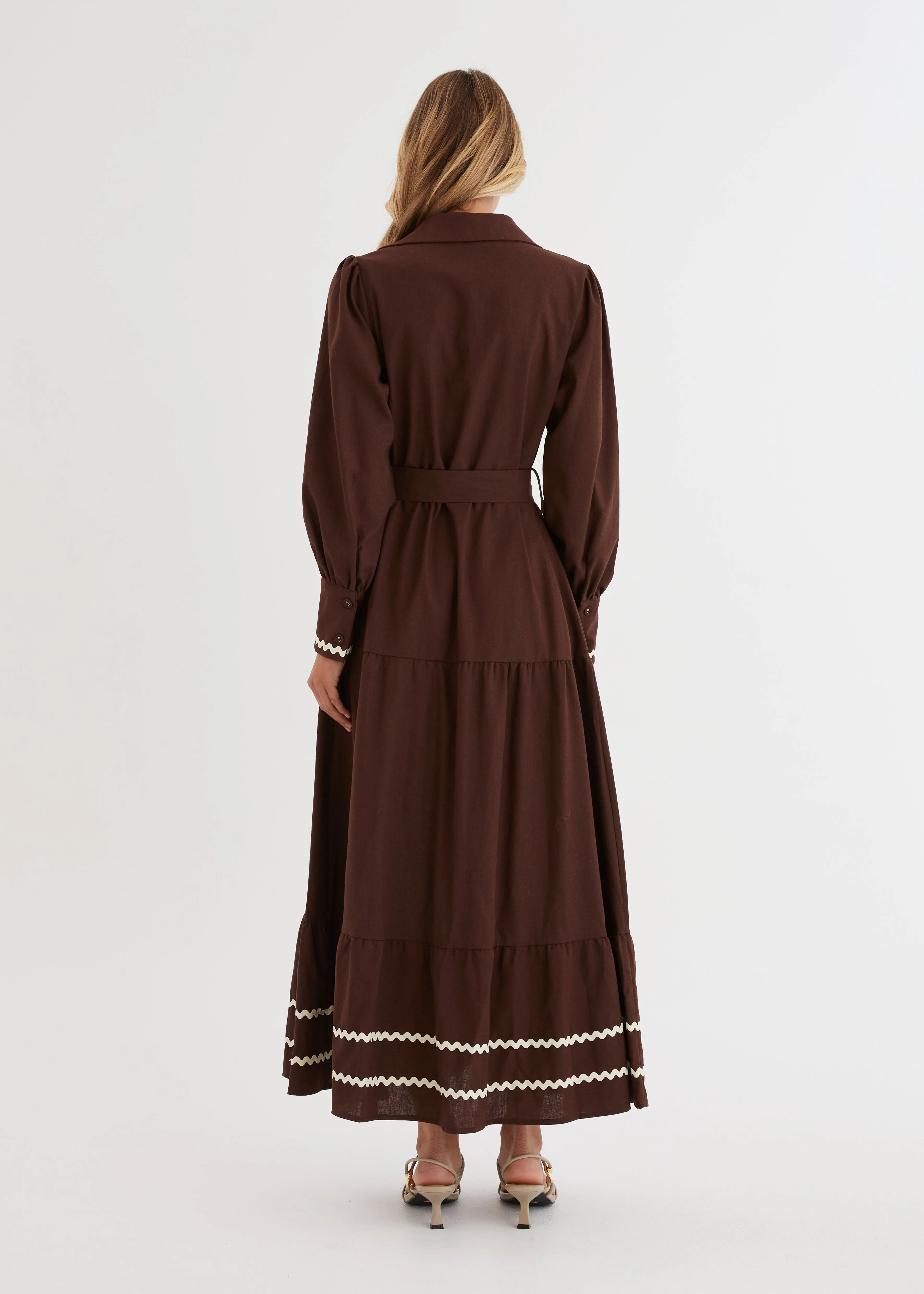 Jordana Maxi Dress - Espresso sold by Gingham & Heels product image thumbnail 3