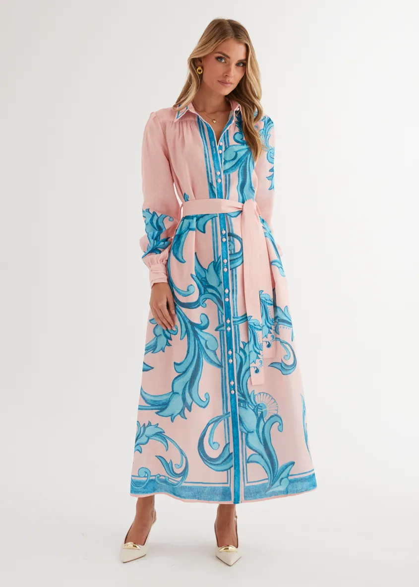 Sage Maxi Dress - Pink Zayna sold by Gingham & Heels product image thumbnail 4
