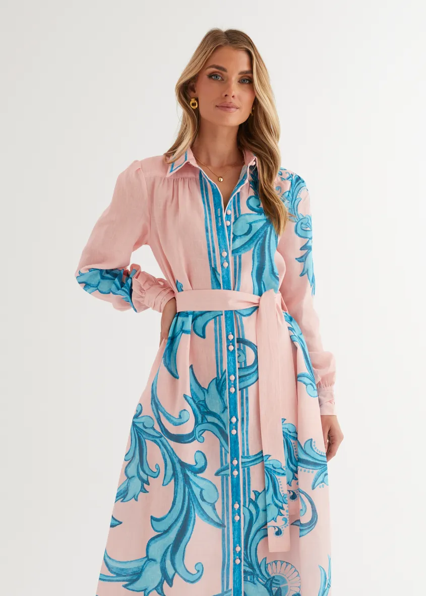 Sage Maxi Dress - Pink Zayna sold by Gingham & Heels product image thumbnail 3