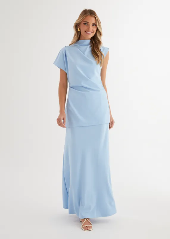 Solace Top - Blue sold by Gingham & Heels