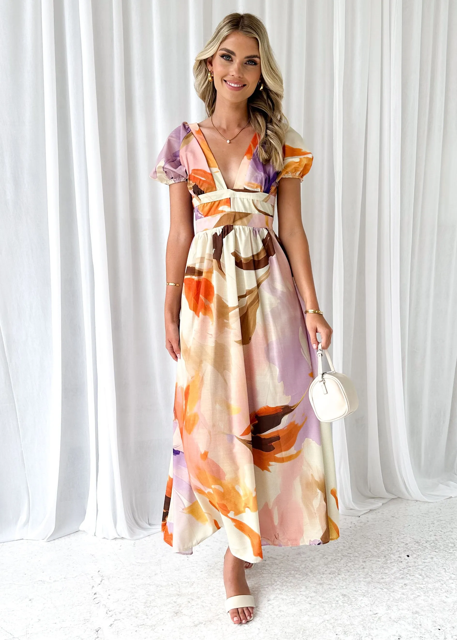 Kyacer Maxi Dress - Lilac Calypso sold by Gingham & Heels product image thumbnail 3