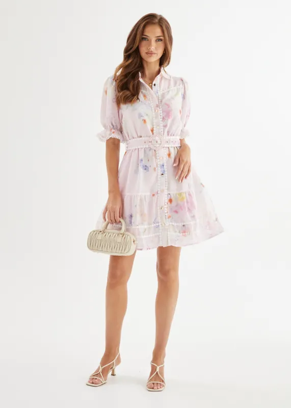 Celetia Dress - Pink Floral sold by Gingham & Heels