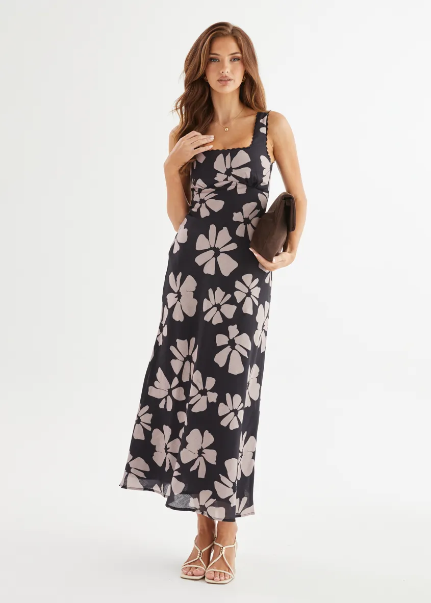 Lovestone Maxi Dress - Black Floral sold by Gingham & Heels product image thumbnail 3
