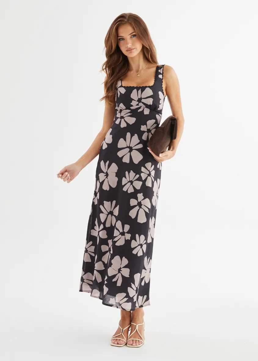 Lovestone Maxi Dress - Black Floral sold by Gingham & Heels product image thumbnail 5